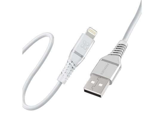 Promate PowerLine-Ai120 USB-A to Lightning Cable,Apple MFi Certified 120cm Super-Fast